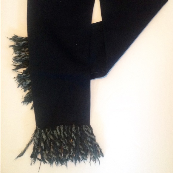 Joseph Ribkoff jeans pants SZ8 with tussles - Picture 2 of 6